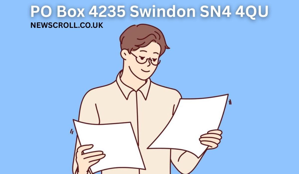 Po Box 4235 Swindon Sn4 4qu